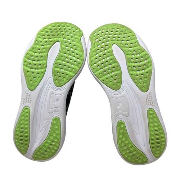 Asics Sporty Blue Sneakers 7.5 Gel Nimbus 25 Running Shoes Green - Picture 8 of 10